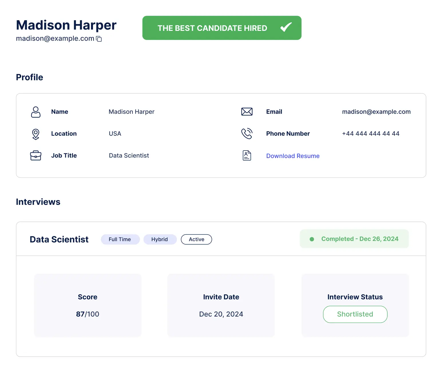 Recruteur IA pour agences de recrutement